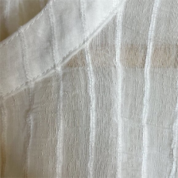 Joie Rashelda Sheer Striped Blouse - Picture 6 of 16